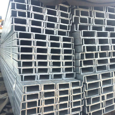 Γαλβανισμένος χάλυβας C Channel U Section Channel Κατασκευή 50*50*3mm