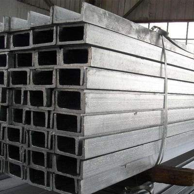 Γαλβανισμένος χάλυβας C Channel U Section Channel Κατασκευή 50*50*3mm