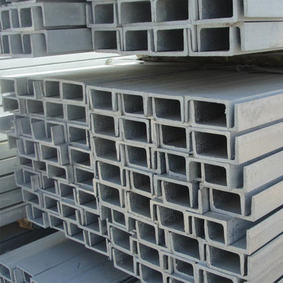 κανάλι χάλυβα 12m ASTM SS400 50mm γαλβανισμένο για την ελαφριά δομή