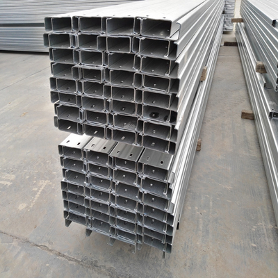 κανάλι χάλυβα 12m ASTM SS400 50mm γαλβανισμένο για την ελαφριά δομή