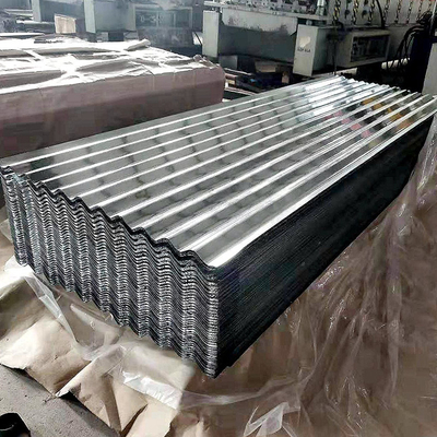 Λαμαρίνα οροφής ψευδαργύρου με AISI 22 24 26 Gauge Galvanized Water Ripples