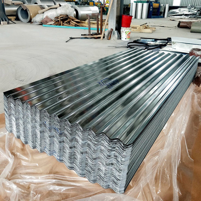 Λαμαρίνα οροφής ψευδαργύρου με AISI 22 24 26 Gauge Galvanized Water Ripples