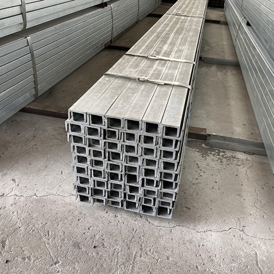 Σχήμα C/U Κανάλι γαλβανισμένου χάλυβα 50*50mm Προφίλ GI ράβδου χάλυβα για πλαίσιο αυτοκινήτου