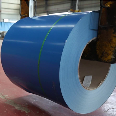 Γαλβανισμένη σπείρα ντυμένο ψευδάργυρος ASTM 0.8mm 0.12mm χάλυβα φύλλων PPGI