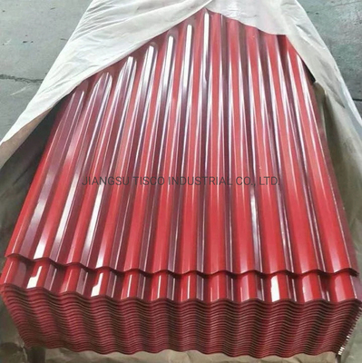 το χρώμα 0.28mm έντυσε τα ζαρωμένα φύλλα χρωματισμένη 30 ίντσας προ μέταλλο αργιλίου